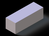 Silicone Profile P403535 - type format Square - regular shape