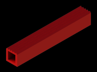 Silicone Profile P437B - type format D - irregular shape