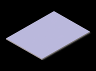 Silicone Profile P600750020 - type format Rectangle - regular shape