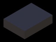 Silicone Profile P607625 - type format Rectangle - regular shape