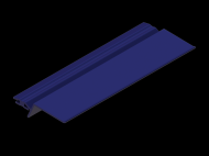 Silicone Profile P696N - type format Lamp - irregular shape