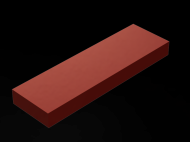 Silicone Profile P703010 - type format Rectangle - regular shape