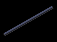 Silicone Profile P822AO - type format Cord - irregular shape