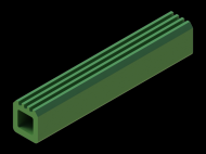 Silicone Profile P92394B - type format D - irregular shape