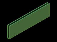 Silicone Profile P945CP - type format U - irregular shape