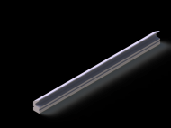 Silicone Profile P94900A - type format Lipped - irregular shape