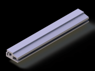Silicone Profile P95651 - type format Lamp - irregular shape