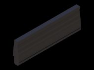 Silicone Profile P968 - type format Autoclave - irregular shape