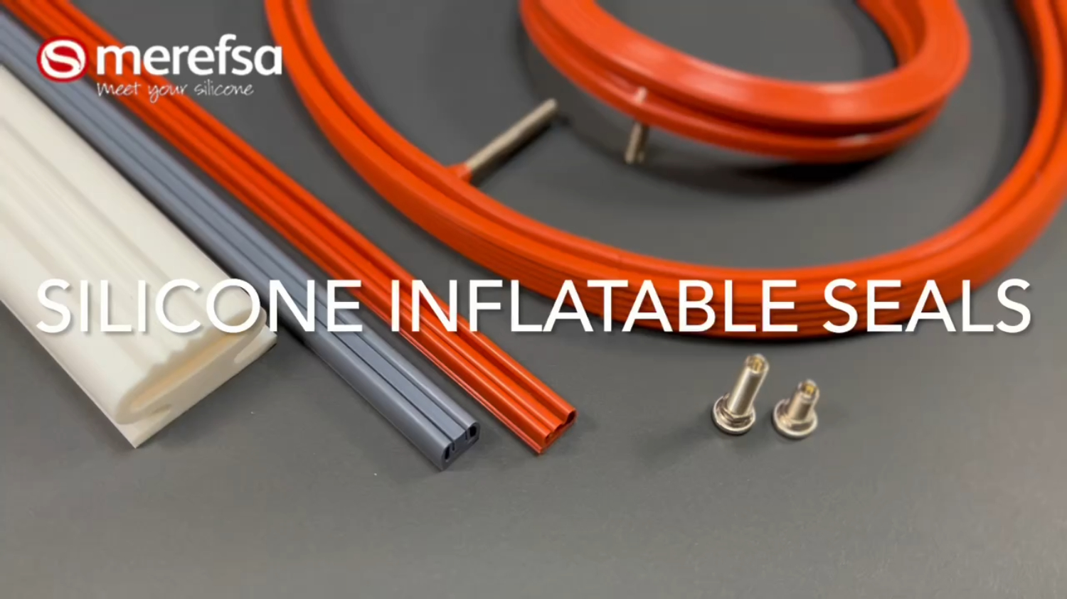 Silicone inflatable seals