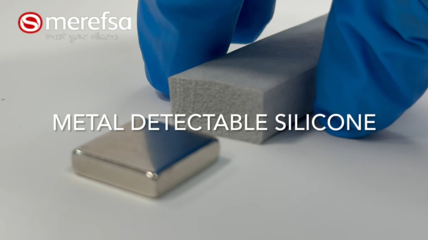 Merefsa Metal Detectable Silicone. Compact or sponge. Custom-made. Safe. Traceable.