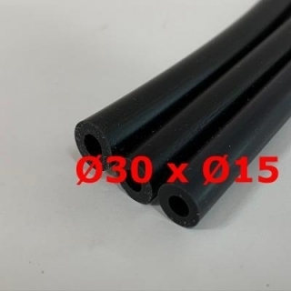 M. BLACK SILICONE TUBE FOOD GRADE 60 SH° (±5) Øe 30 mm X Øi 15 mm 