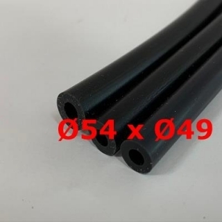 M. BLACK SILICONE TUBE FOOD GRADE 60 SH° (±5) Øe 54 mm X Øi 49 mm