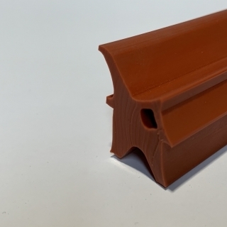M. BRICK RED SILICONE PROFILE FOOD SAFE 50 SH°(±5) HIL. H91565W
