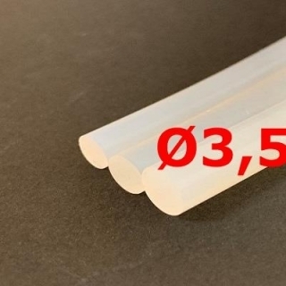 M. CORDE SILICONE PLATINE TRANSLUCIDE ALIMENTAIRE 60 SH° (±5) Ø 3,5 mm 