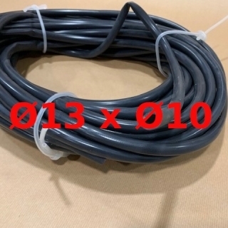 M. GREY (RAL APPROX.7021) SILICONE HOSE FOOD GRADE 60 SHº (±5) Øe 13 mm X Øi 10 mm