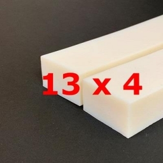 M. PROFIL SILICONE BLANC ALIMENTAIRE 60 SH° (±5) 13 mm X 4 mm
