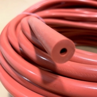 M. RED BRICK THT (280ºC) SILICONE TUBE FOOD GRADE 70 SHº (±5) Øe 13 mm X Øi 4 mm