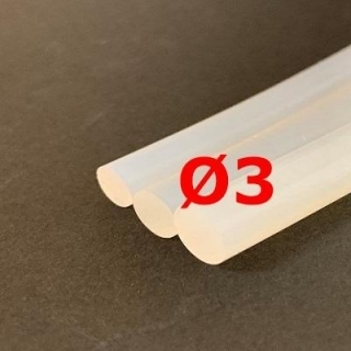 M. TRANSLUCENT  FOOD GRADE SILICONE CORD 60 SH° (±5) Ø 3 mm