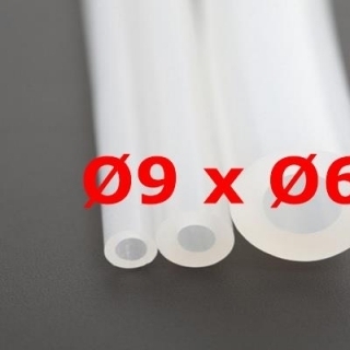 M. TRANSLUCENT FOOD GRADE SILICONE TUBE 60 SH° (±5) Øe 9 mm X Øi 6 mm