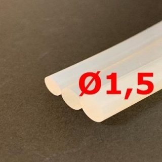 M. TRANSLUCENT SILICONE CORD FOOD GRADE 40 SH° (±5) Ø 1,5 mm 