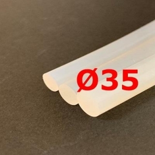 M. TRANSLUCENT SILICONE CORD FOOD GRADE 60 SH° (±5) Ø 35 mm