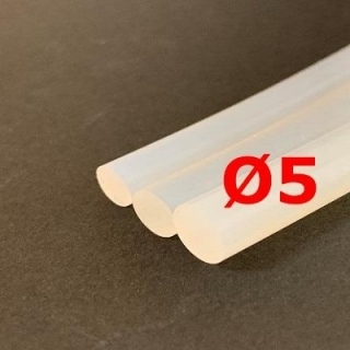 M. TRANSLUCENT SILICONE CORD FOOD GRADE 70 SH° (±5) Ø 5 mm 