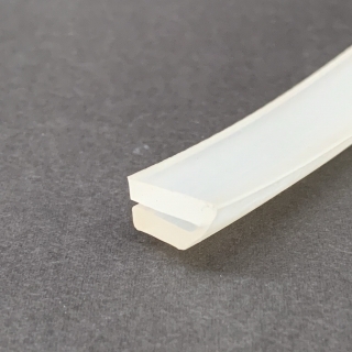 M. TRANSLUCENT SILICONE PROFILE FOOD SAFE 40 SH°(±5) HIL. H40965L