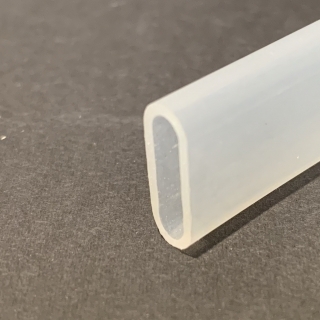 M. TRANSLUCENT SILICONE PROFILE FOOD SAFE 80 SH°(±5) HIL. H90313S