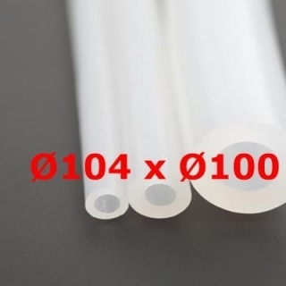 M. TRANSLUCENT SILICONE TUBE 60 SH° (±5) Øe 104 mm X Øi 100 mm 