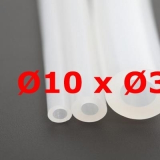 M. TRANSLUCENT SILICONE TUBE FOOD GRADE 60 SH° (±5) Øe 10 mm X Øi 3 mm 