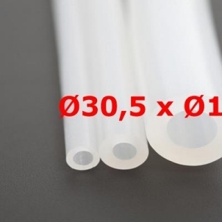 M. TRANSLUCENT SILICONE TUBE FOOD GRADE 60 SH° (±5) Øe 30,5 mm X Øi 15 mm 