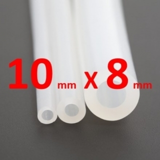 M. TUBO SILICONA ATOX. TRANSL. 35 SHº (±5) Øe 10mm X Øi 8mm