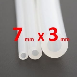 M. TUBO SILICONA ATOX. TRANSL. 70 SHº (±5) Øe 7mm X Øi 3mm