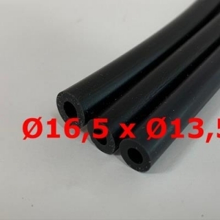M. TUYAU SILICONE NOIR ALIMENTAIRE 60 SH° (±5) Øe 16,5 mm X Øi 13,5 mm