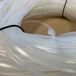 M.PROFIL SILICONE TRANSLUCIDE ALIMENTAIRE 60 SHº(±5) 5 mm x 5 mm