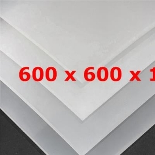 TRANSLUCENT SILICONE SHEET FOOD SAFE 60 SH° (±5) 600 mm X 600 mm X 1,5mm (±0,2) Thickness