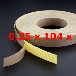 TVT ROLL WITH ADHESIVE BACKING 0,25mm X 104mm X 30 METERS