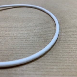 WHITE SILICONE O-RING FDA 60 SHº (±5) Øi 380 mm X 3 mm