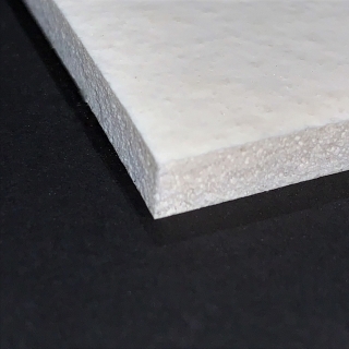 WHITE SPONGE SILICONE SHEET 100 mm X 100 mm DENS 0,25 gr/cm³ 6 mm (± 0,5)