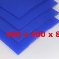 PLACA SILICONA ATOX. AZUL 60 SHº (±5) 400 mm x 400 mm x 8 mm (±0,5) Espesor