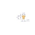 M. PERFIL SILICONA ATOX. TRANSLUCIDO 60 SHÂº (Â±5) HIL. 1667D 'T' 4,5-2,5 X 5-3