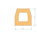 M. PERFIL SILICONA ATOX. BLANCA 50 SHº (±5) HIL. 2851E