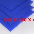 PLACA SILICONA ATOX. AZUL 60 SH° (±5) 250 mm X 250 mm X 4mm (±0,3) Espesor