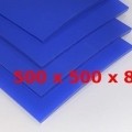 PLACA SILICONA ATOX. AZUL 60 SHº (±5) 500 mm x 500 mm x 8 mm (±0,5) Espesor