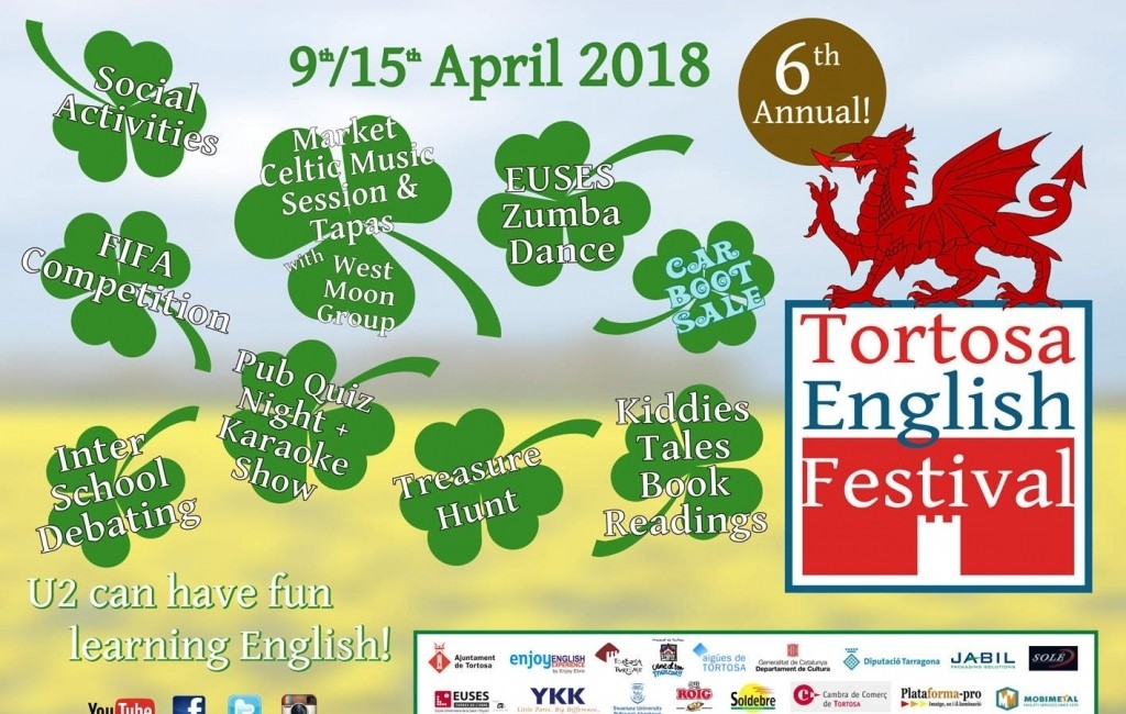 Le Tortosa English Festival (TEF), du 9 au 16 avri