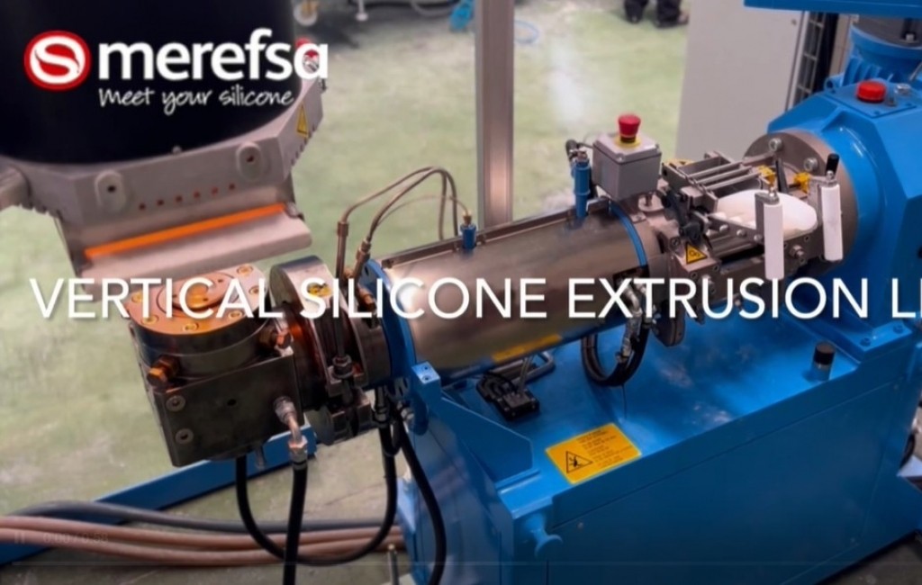 New vertical silicone extrusion line