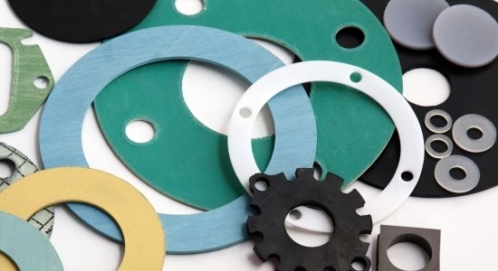 Arandelas y Juntas planas de silicona, PTFE y FKM