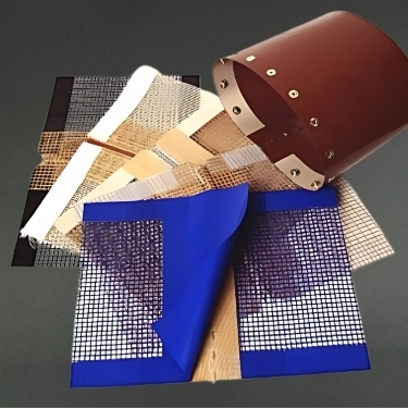 Bandas y Mallas de Tejido de Vidrio Impregnados con PTFE