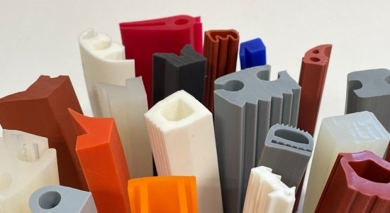 Shaped silicone profiles