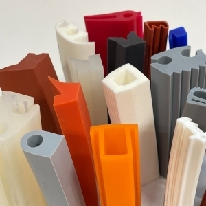 Shaped silicone profiles